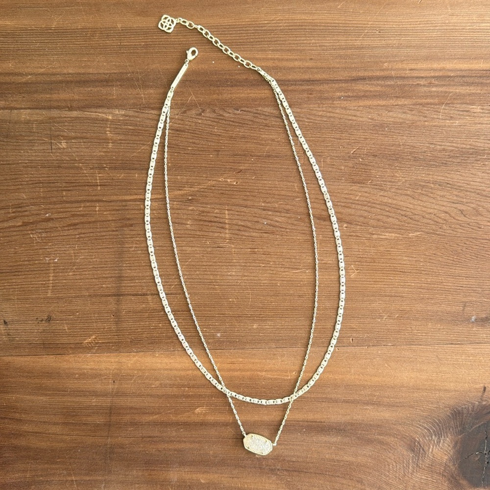 Double Sparkly Necklace